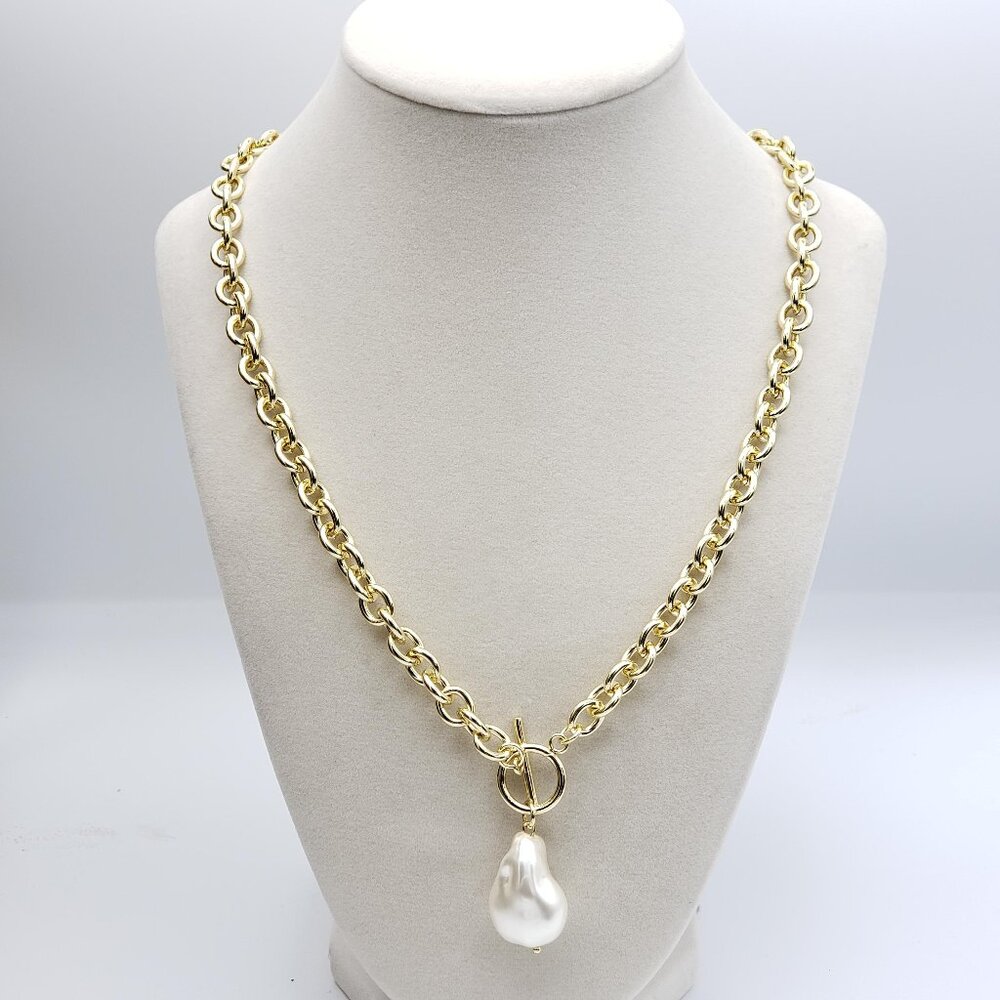 16k Gold Plated Stainless Steel Necklace Non- Tarnish, High Quality, Hypoallerge